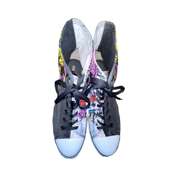 RARE Converse x DC Comics Two Face High Tops - Men’s 11 / Women’s 13 - Picture 4 of 16
